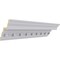 Ekena Millwork 7 7/8"H x 6 3/8"P x 10 1/8"F x 94 1/2"L Dentil Crown Moulding MLD08X06X10DE - alternate 4